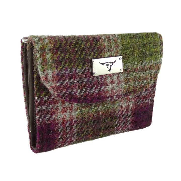 Glen Appin Of Scotland - Wholesale Wallet - Women's - LB2002 Harris Tweed 'Jura' Short Wallet