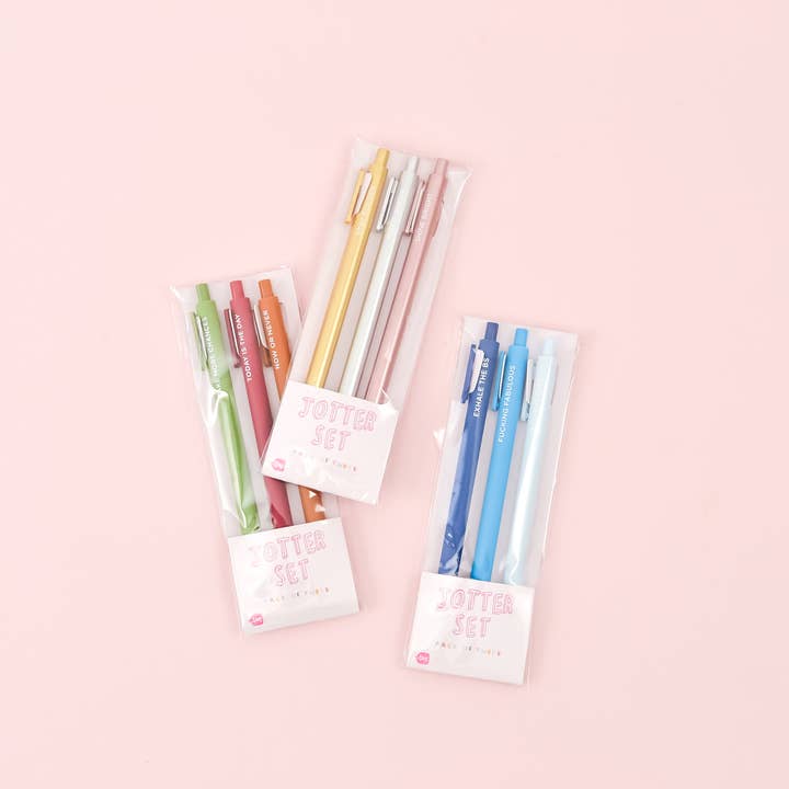 Talking Out of Turn - Wholesale Pen - Jotter Sets - 3 pack (TOPSELLER!!)