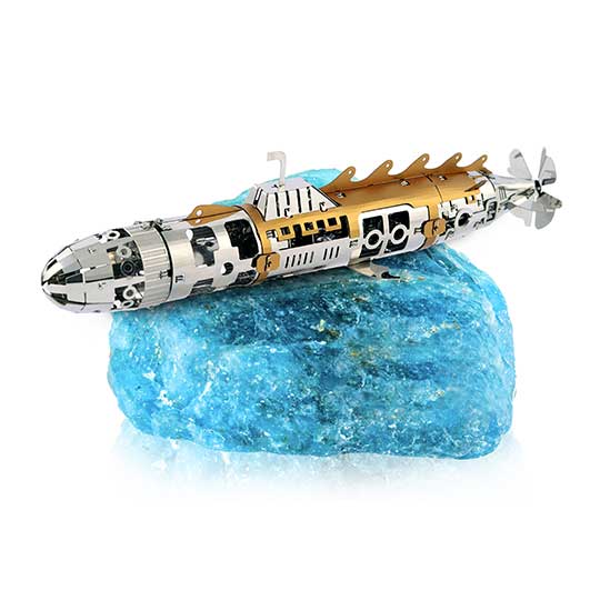 METAL-TIME INC. – Kit de artesanato DIY por atacado – Modelo DIY do Elusive Nautilus Submarine de Júlio Verne5