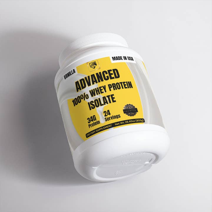 theLifeSupps.com – Proteína/Superalimento em pó por atacado – Isolado Avançado 100% Whey Protein - Sabor Baunilha | Suplemento Proteico de Alta Qualidade
