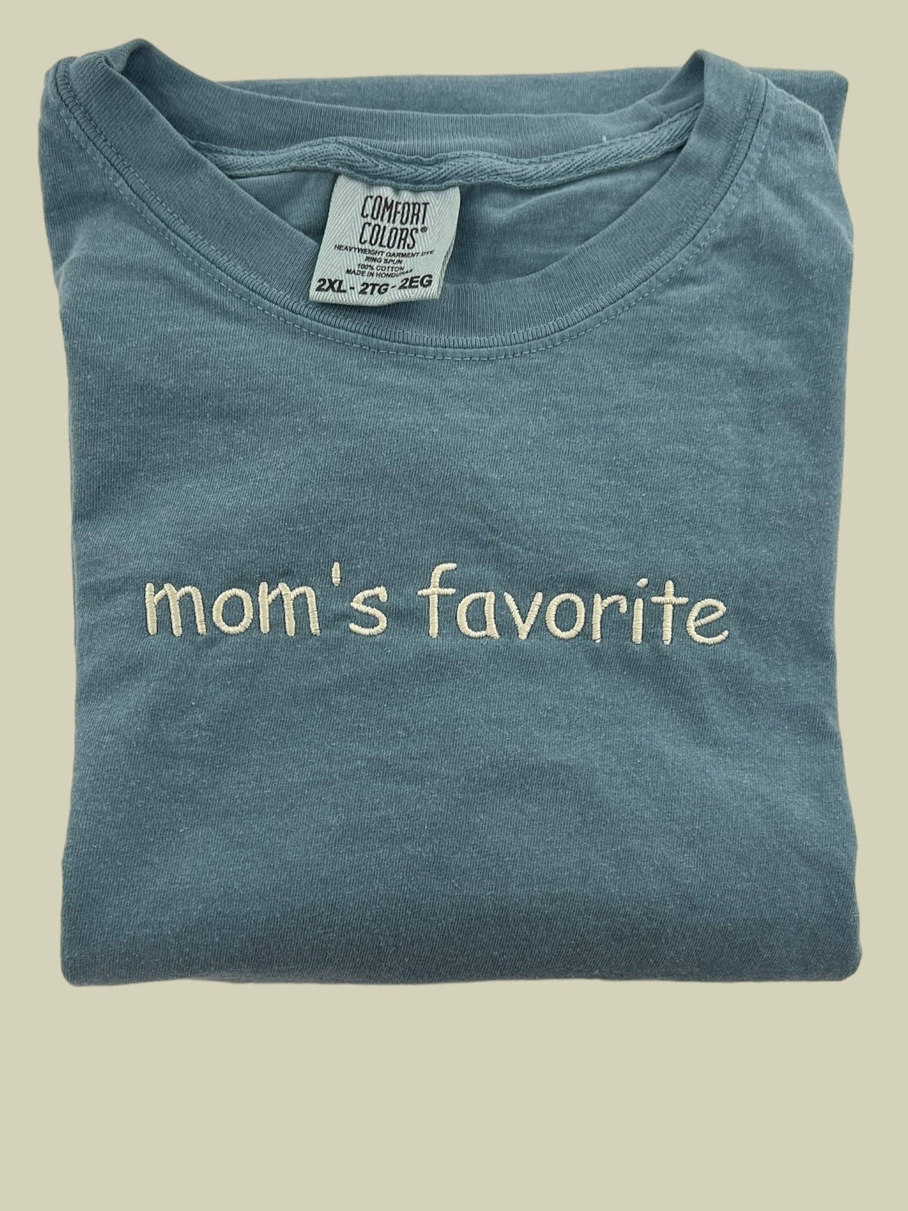 Totally Iced Out - Wholesale T-Shirt - Women's - Mom's Favorite Embroidered Unisex Comfort Colors Tee1