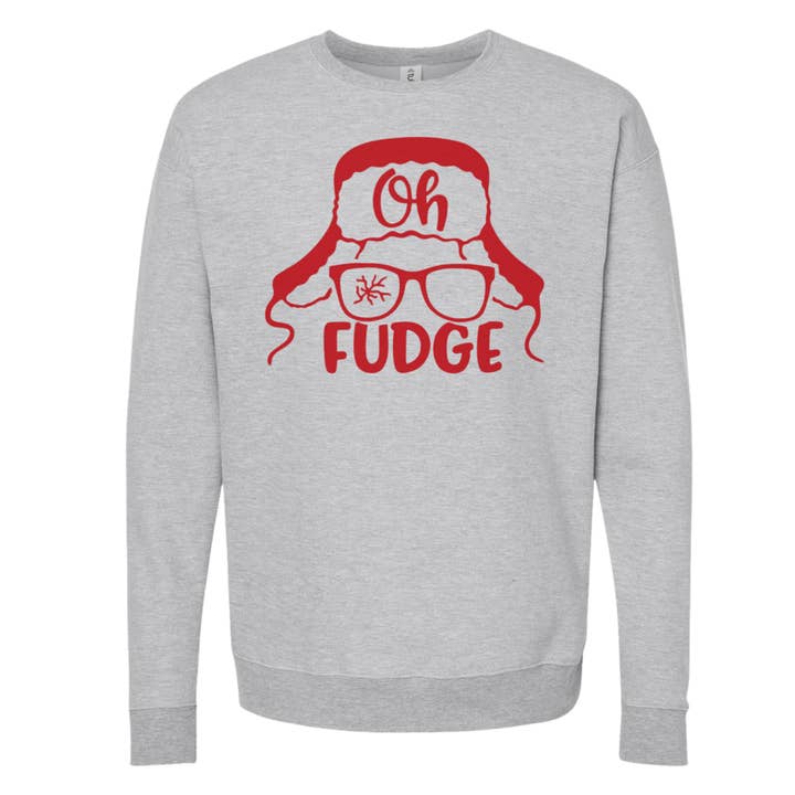 dkhandmade - Wholesale Graphic Sweatshirt - Women's - OH FUDGE /Christmas Story/ Christmas Sweatshirts and Hoodies