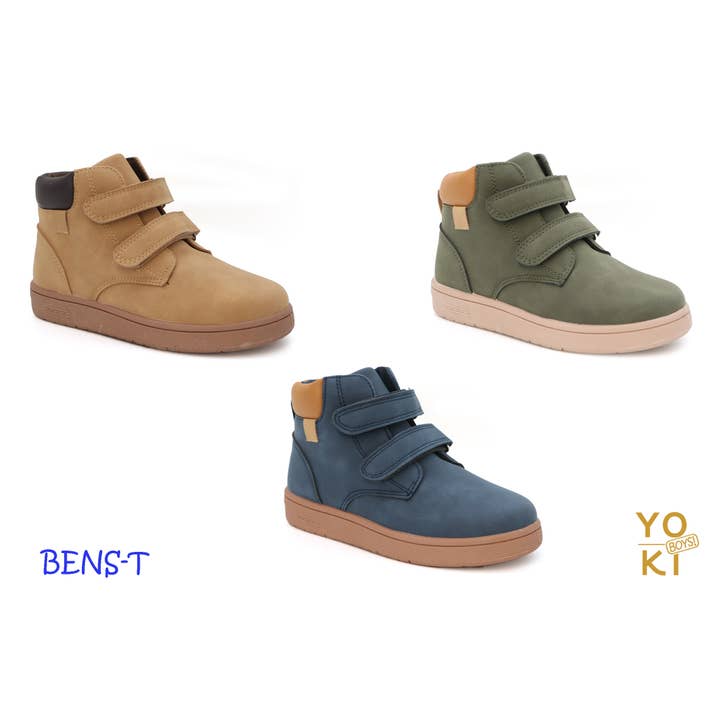 YOKI Toddlers Casual Shoe Zip Double Strap Boys Winter Boots for wholesale by Yoki Girls