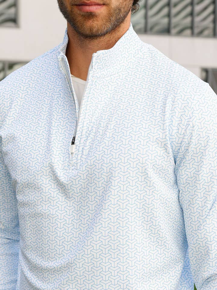 USA Palm - Wholesale Sweatshirt - Unisex - Cloud 1/4 Zip41