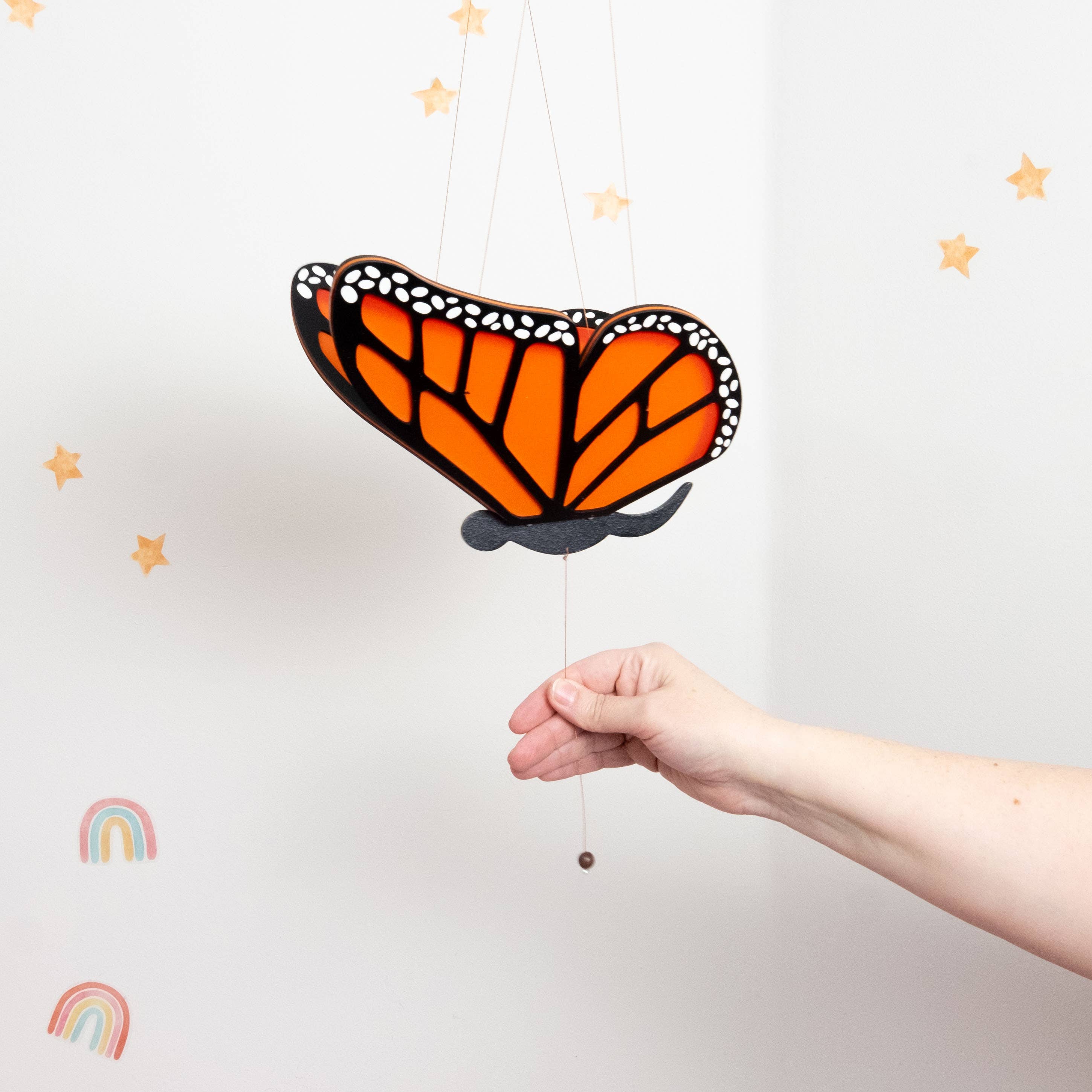 Tulia's Artisan Gallery - Wholesale Mobile - Monarch Butterfly Flying Mobile