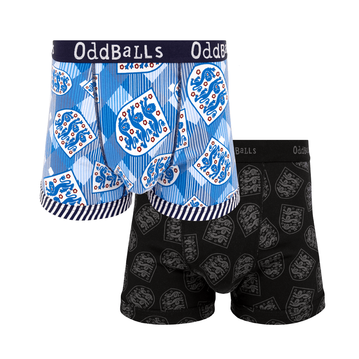 OddBalls – wholesale Underwear – Men's – England FA 2025 Bundle - Mens Boxer Shorts 2 Pack0