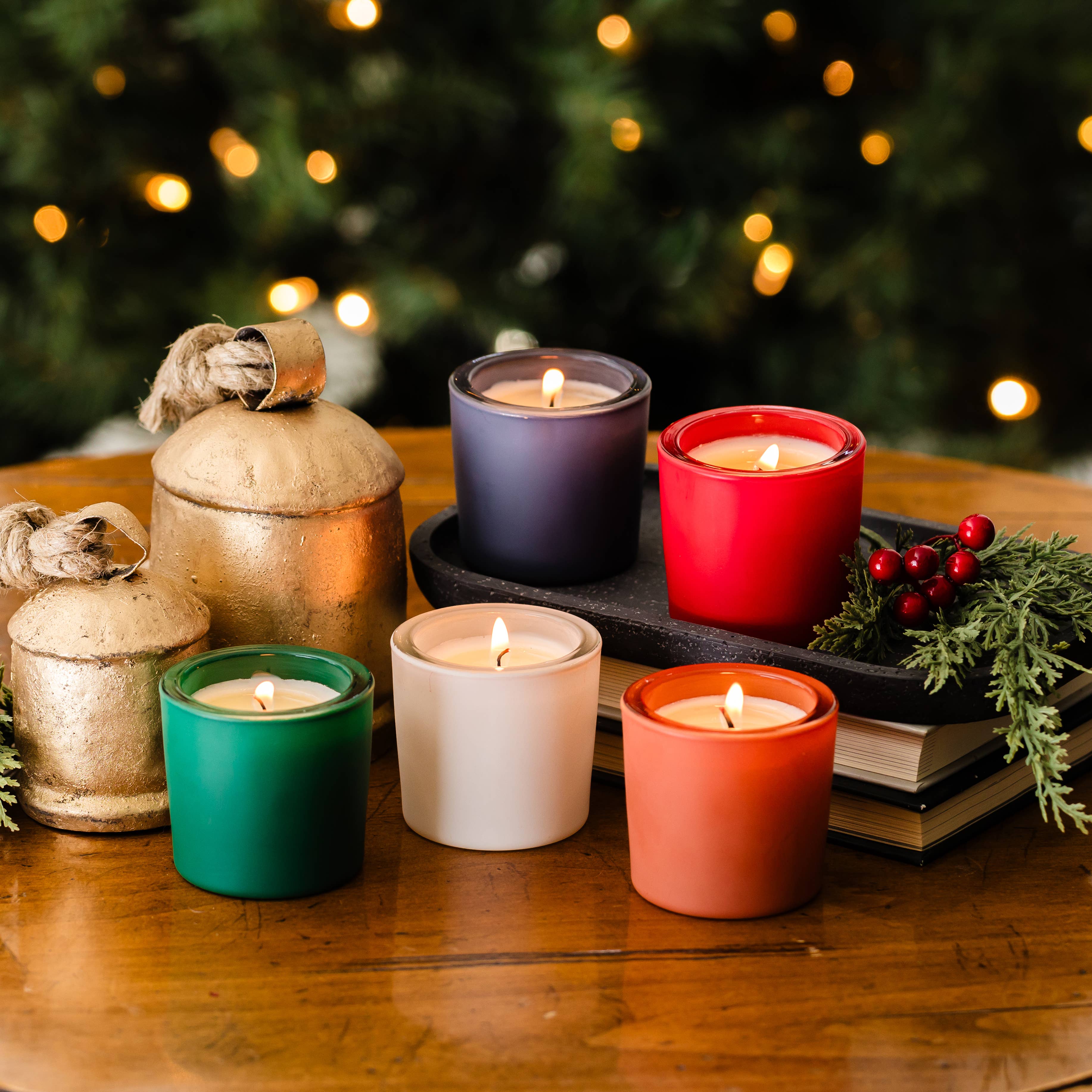 GoodLight Natural Candles - Wholesale Pot/gevulde kaars - Holiday Matte Gegoten Glazen Waxinelichtjes | 65 g Geurkaars5