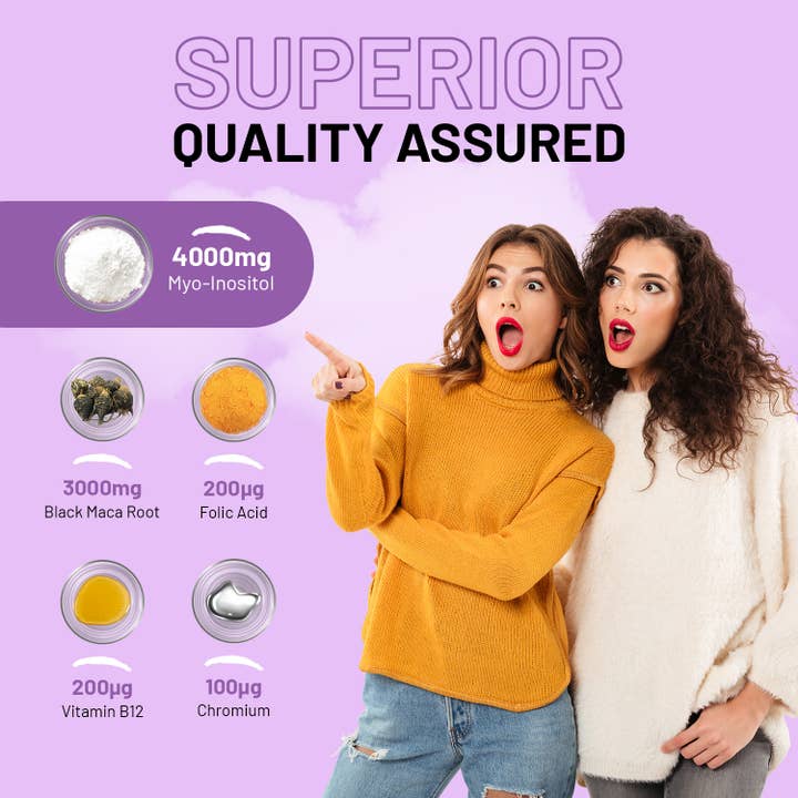 Prowise Healthcare - Wholesale Oral Supplement/Vitamin - Myo-Inositol Complex 120 Vegan Tablets 7000mg3