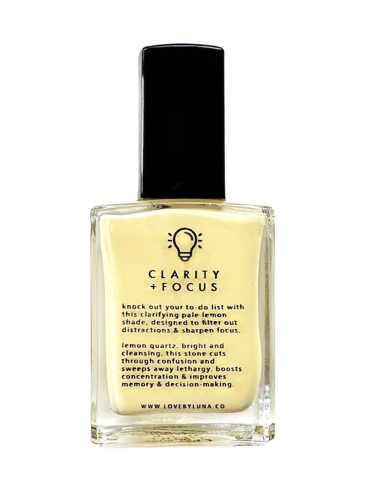 Clarity + Focus Nail Polish for wholesale by Love By Luna