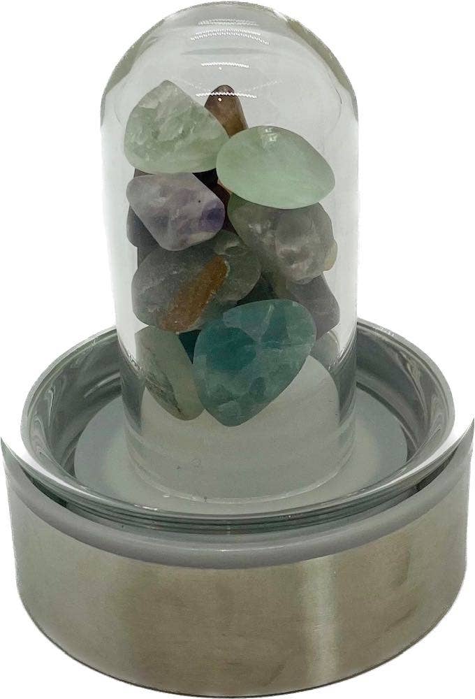 chakra-chic.com - Wholesale Water Bottle - Crystal Elixir Gemstone Water Bottle 16 oz with Carry Strap8