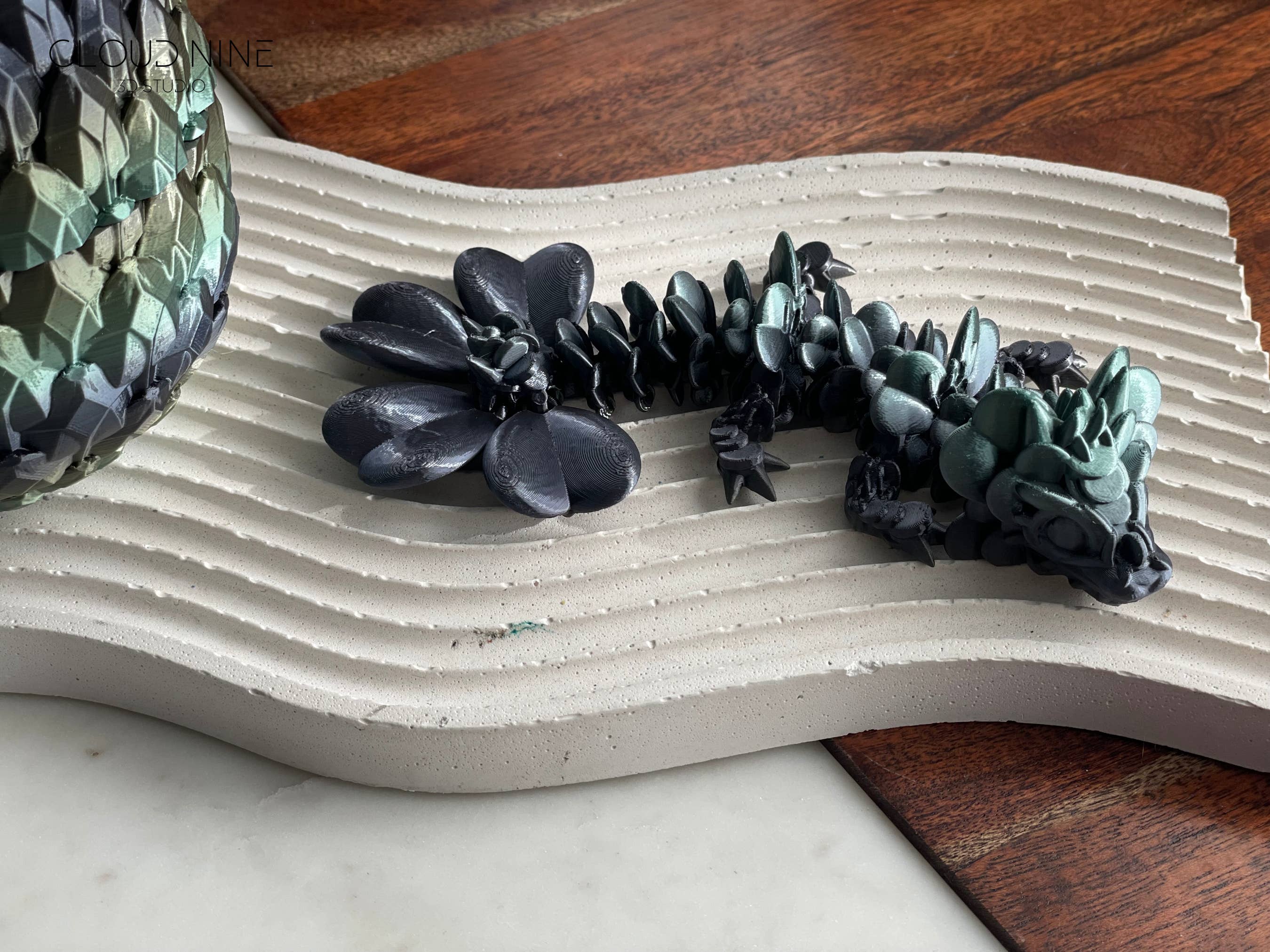 Cloud Nine 3d Studio - Wholesale Figurine Toy - Kids - Mystery Dragon Egg, Baby Clover Dragon, Articulated Dragon5