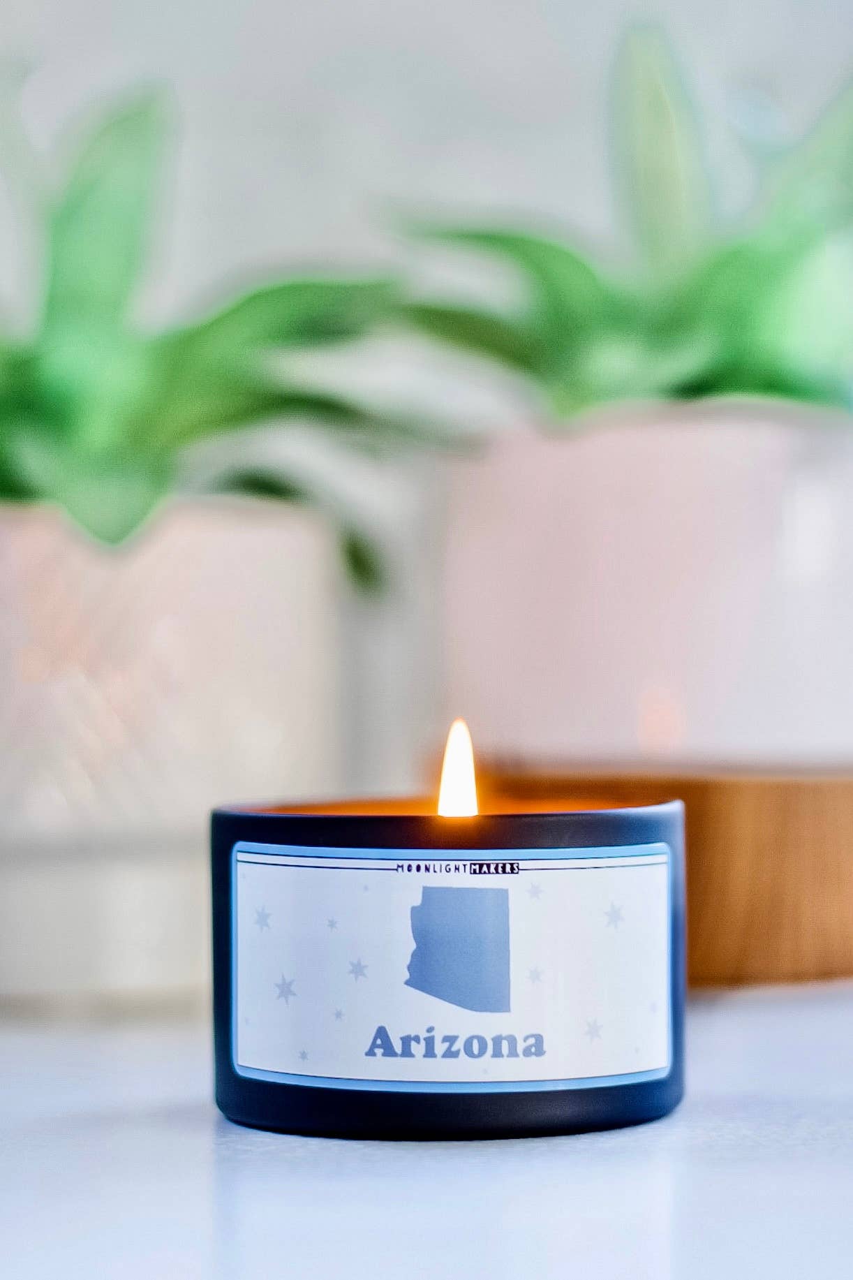 Moonlight Makers – wholesale Jar/filled candle – Choose Your State Candles - 8oz, 100% Soy Wax Candles