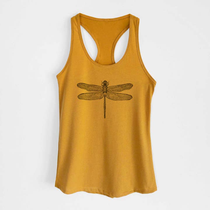 Because Tees - Wholesale Tank Top - Women's - Anax Junius - Green Darner Dragonfly - Women's Racerback Tanktop1