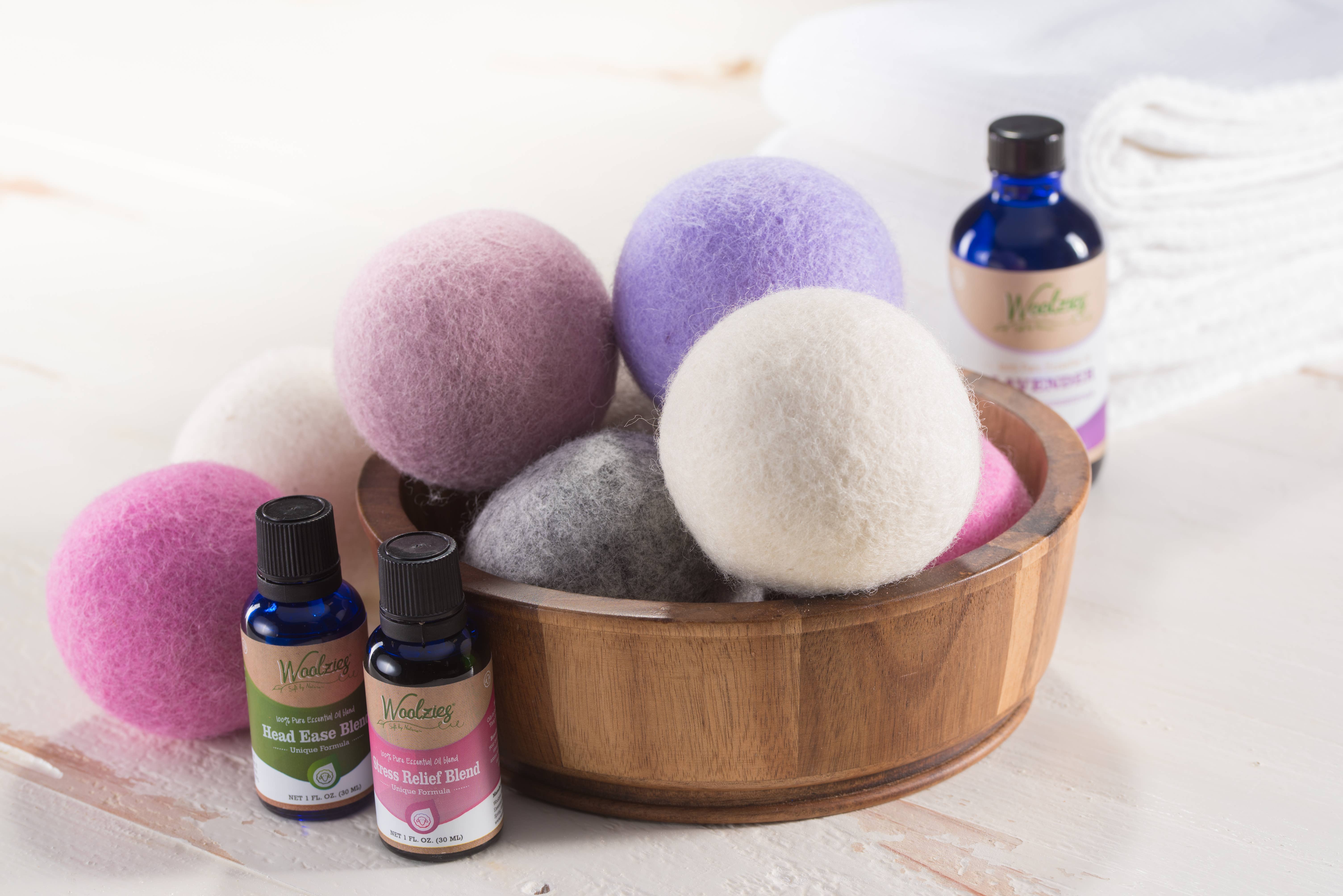 Woolzies – Großhandel Trocknerbälle – Trocknerbälle aus Wolle, 6 Stück8