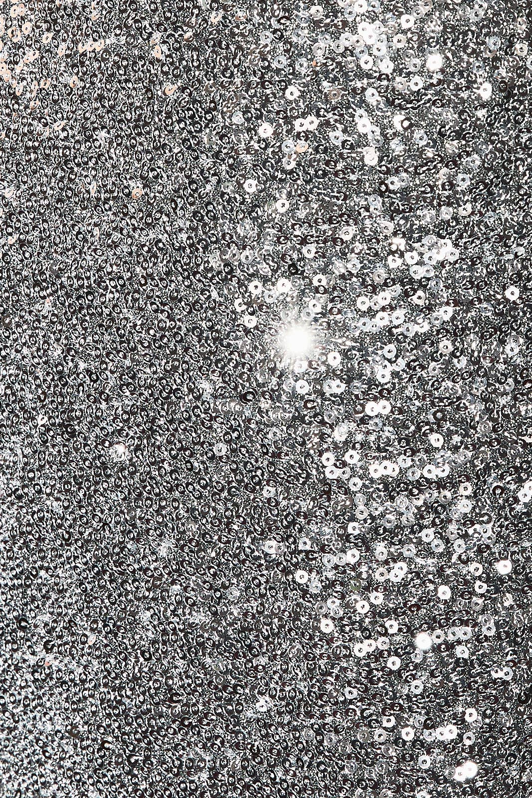 Silver SEQUIN COWL NECK MINI DRESS for wholesale on Faire7