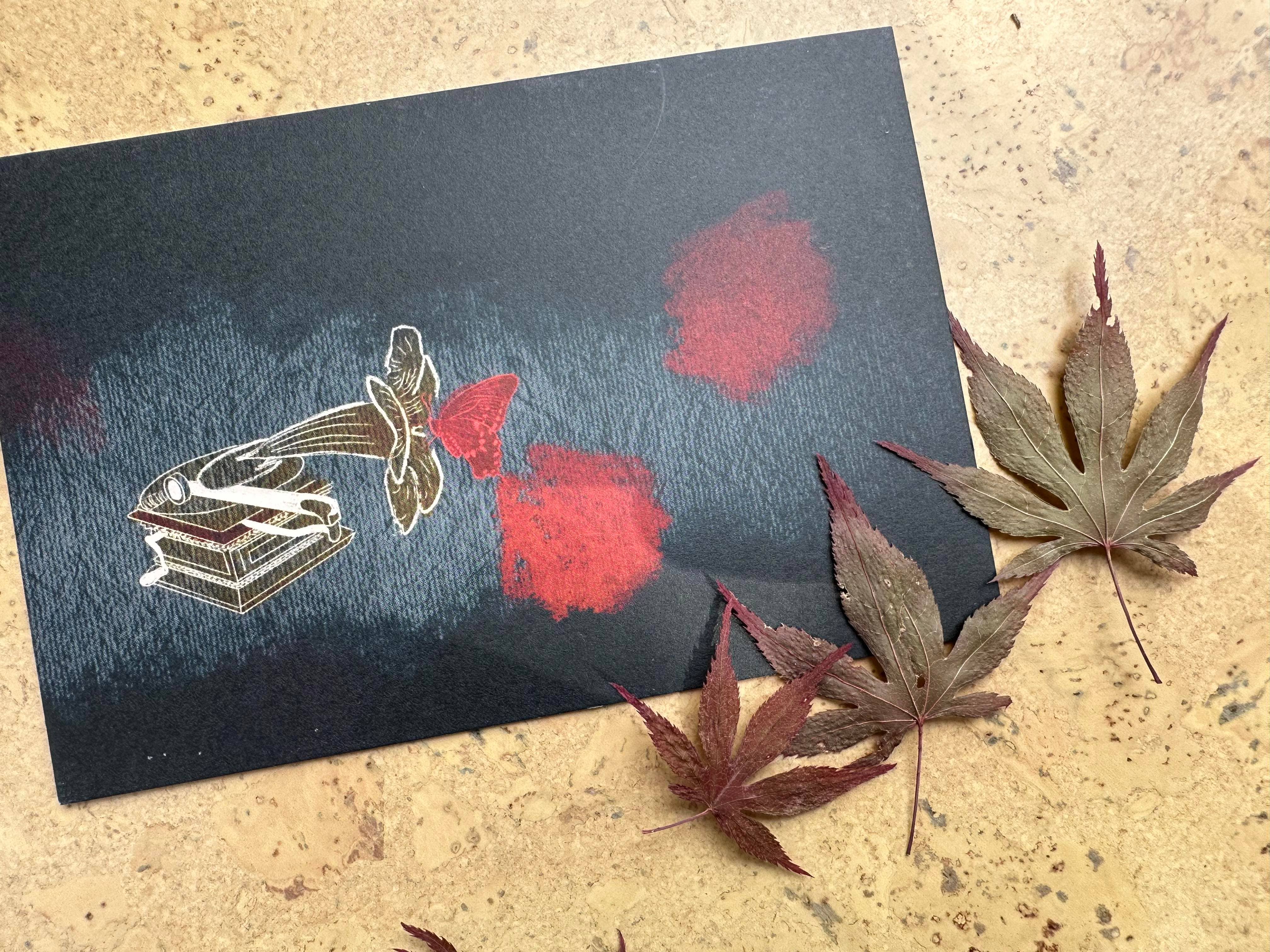 AVIVA TU LLC - Wholesale Stationery/Notecard Set - Notecards-Botanical Music Instruments16