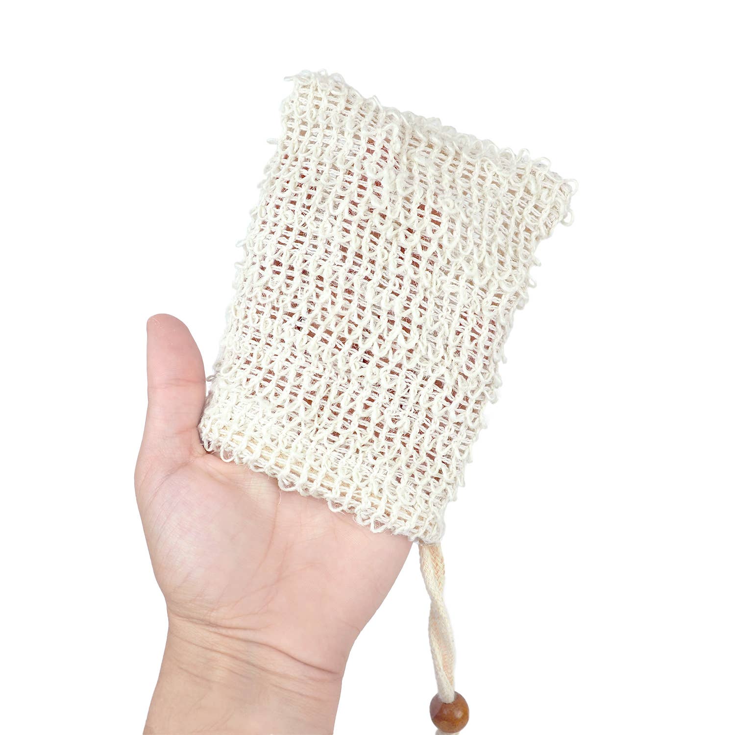 FRENCH TENDANCE - Vente Pochette à savon - Filet pour savon en sisal 2en1.2