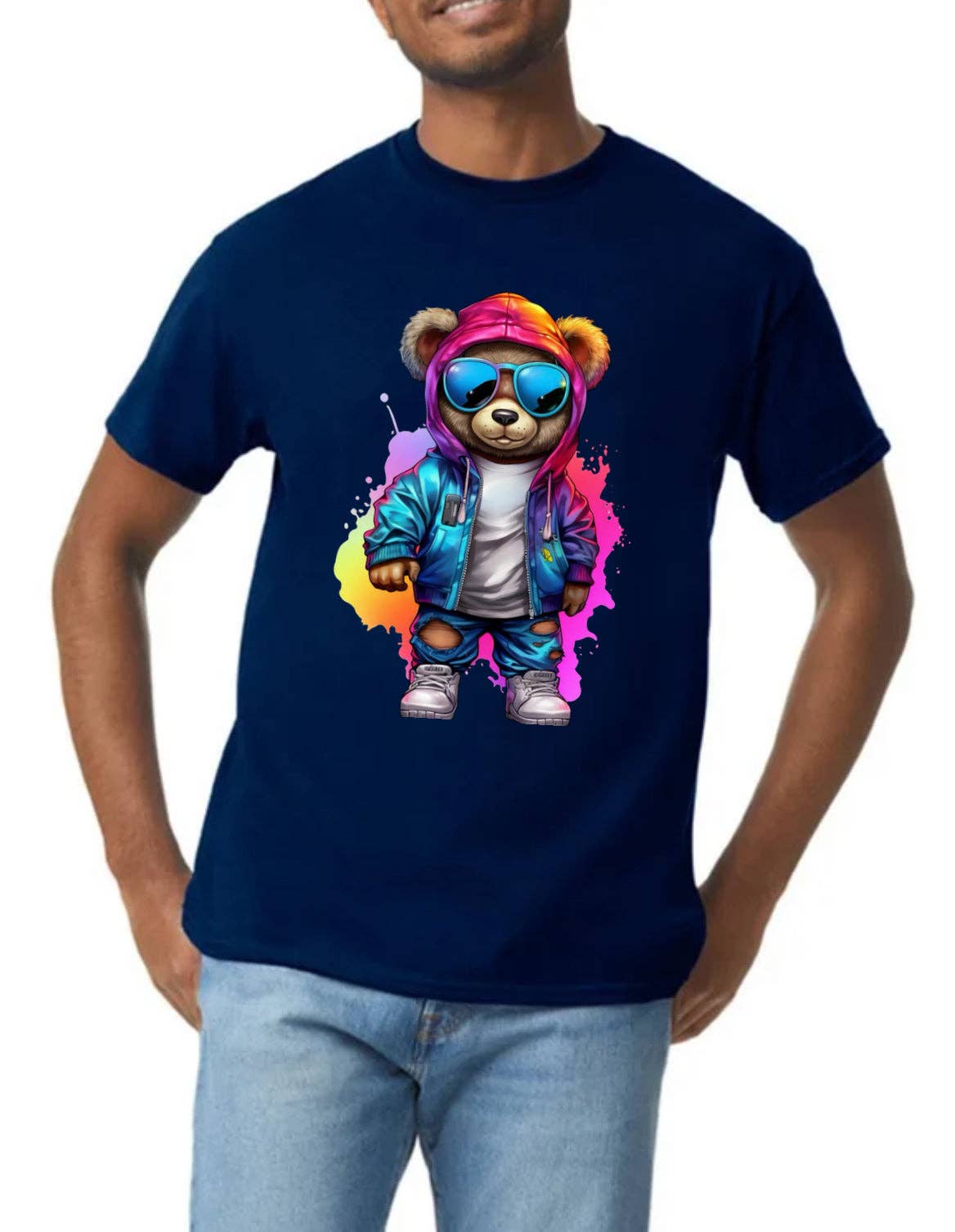 HABANA BELLA - Wholesale Screen Printed T-Shirt - Men's - T-shirt with pso fashion for men and big boys 100% cotton12