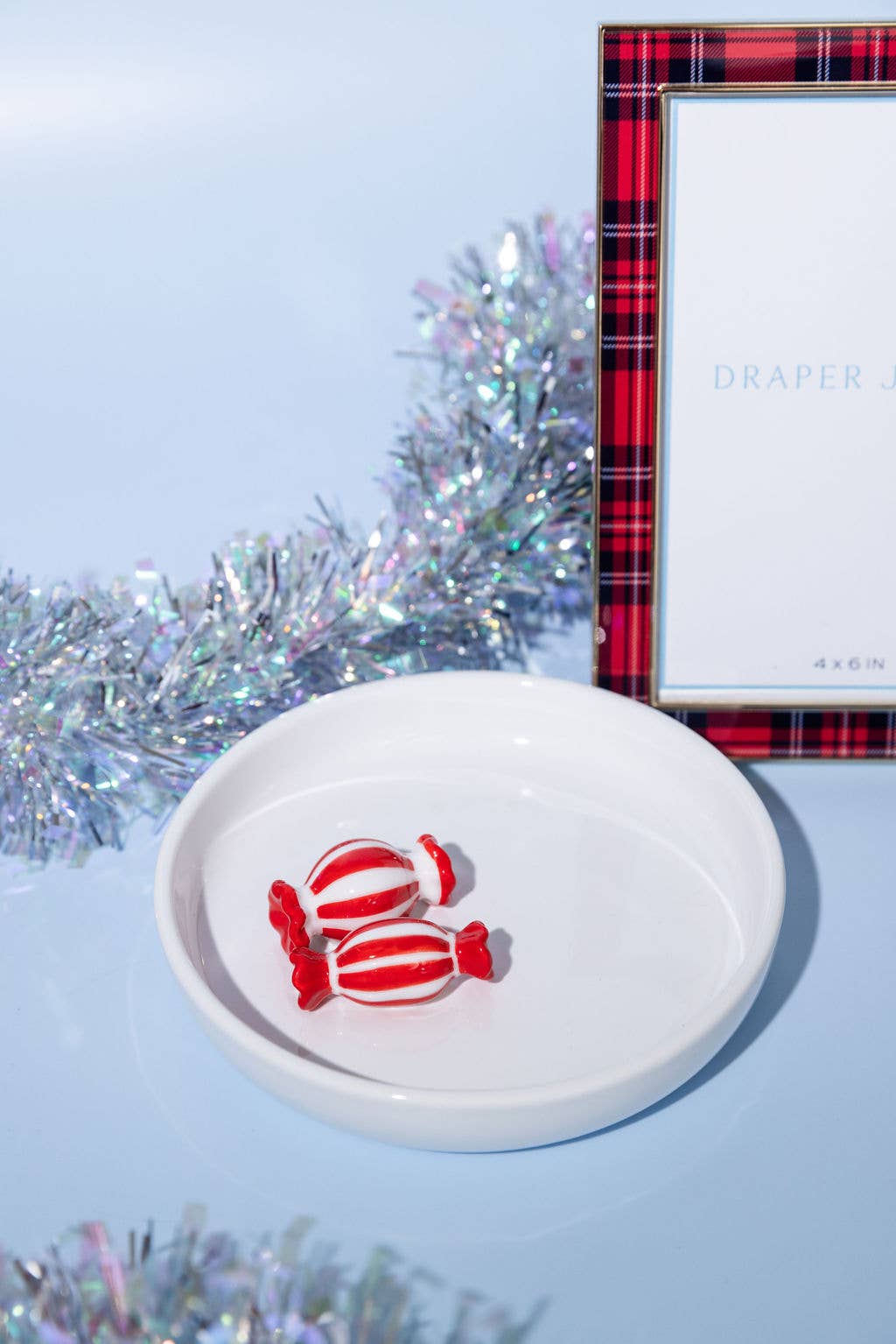Draper James by Lifeguard Press - Wholesale Decorative Plate/Dish/Bowl - Candy Dish, Candy Stripe1