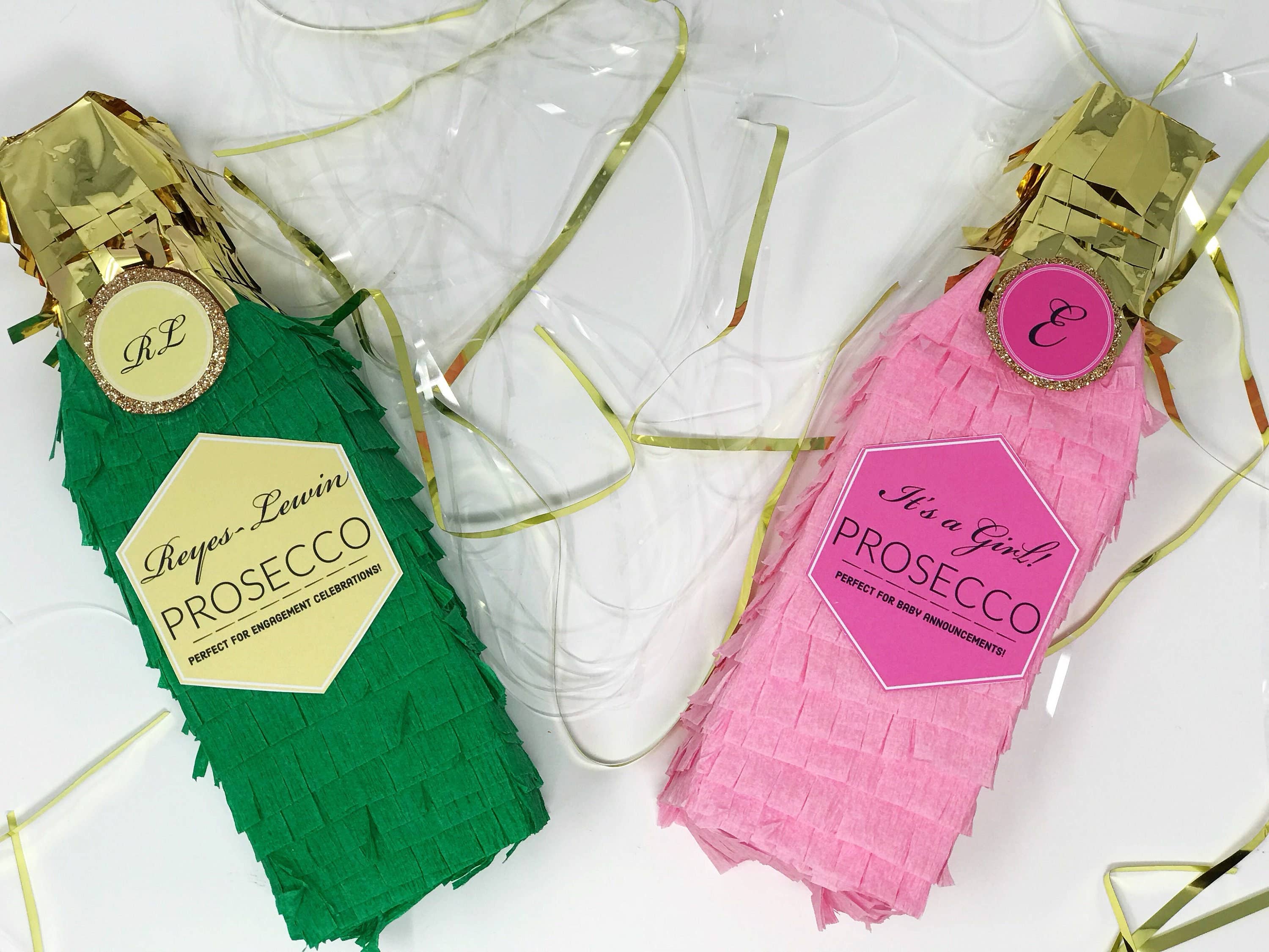 My Soiree Designs – wholesale Party gift – Mini Champagne Piñata, Champagne Party Favor Pinata2