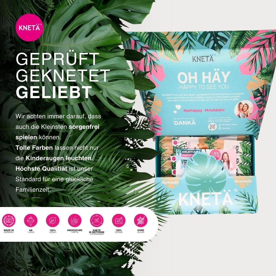 KNETÄ GmbH - Vente Pâte ingénieuse/slime – enfant - KNETÄ® coffret de 18 sacs de pâte à modeler1