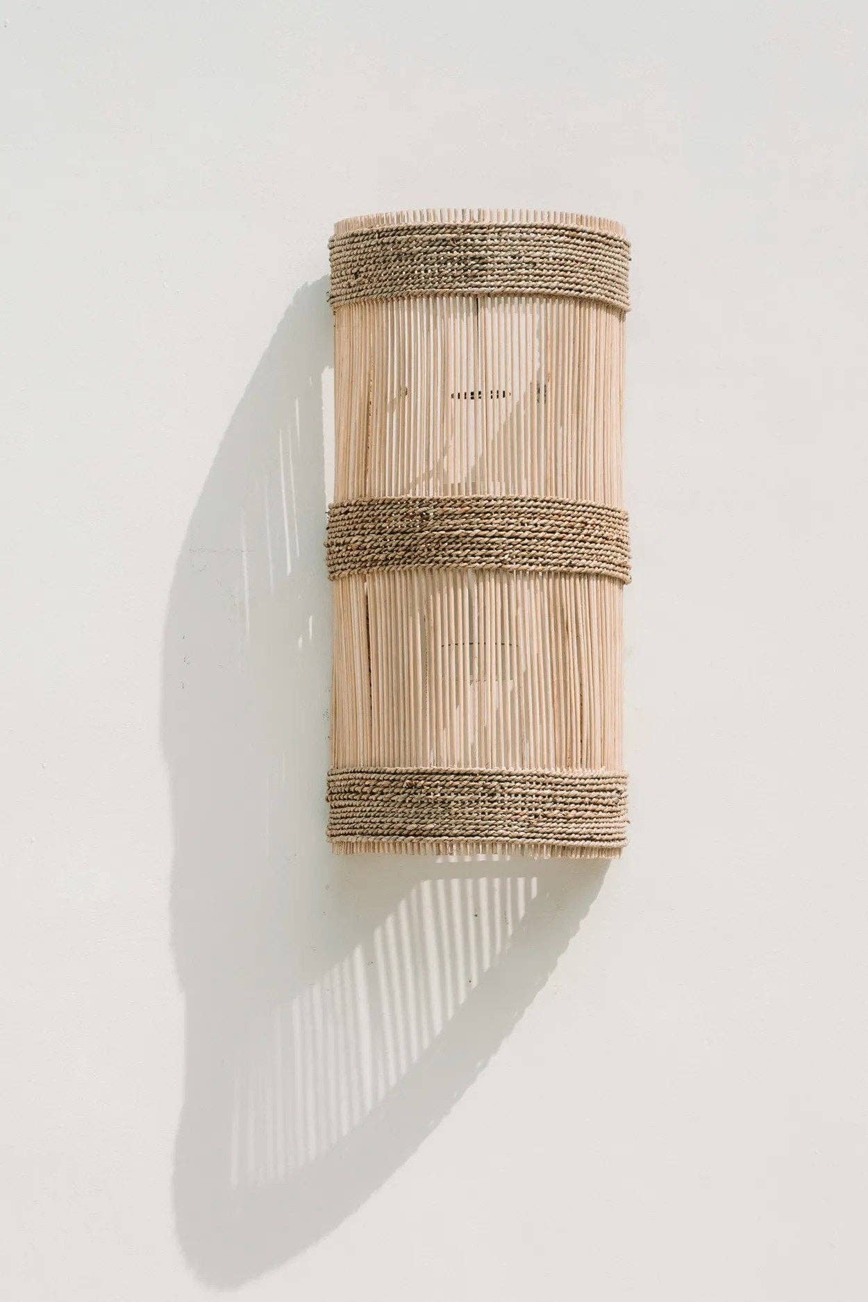 Bazar Bizar Living - Wholesale Lamp Shade - The Jalal Wall Applique - Natural - M2