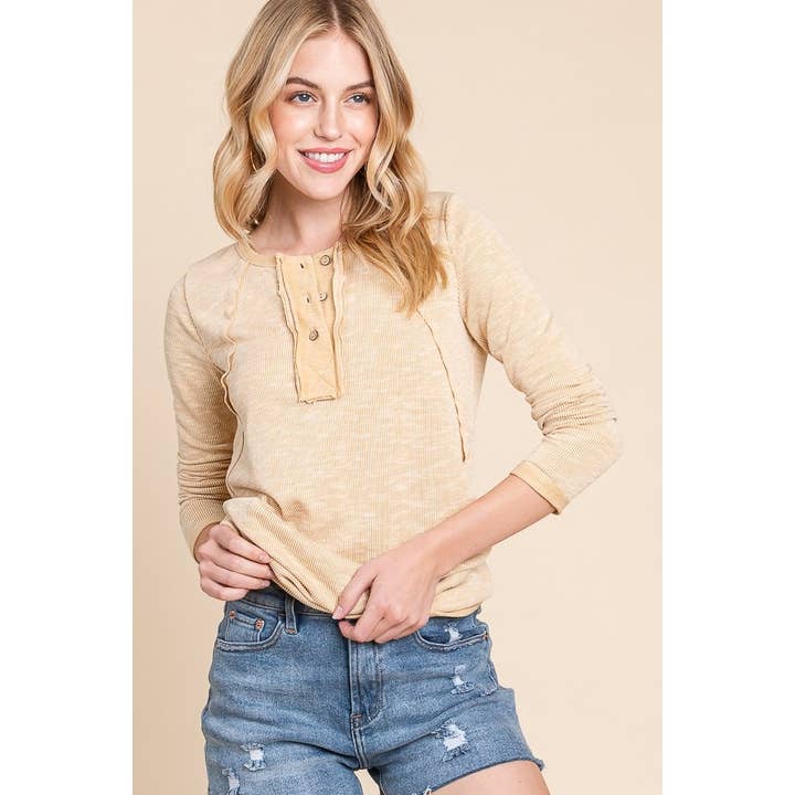 HENLEY TOP for wholesale by Reborn J