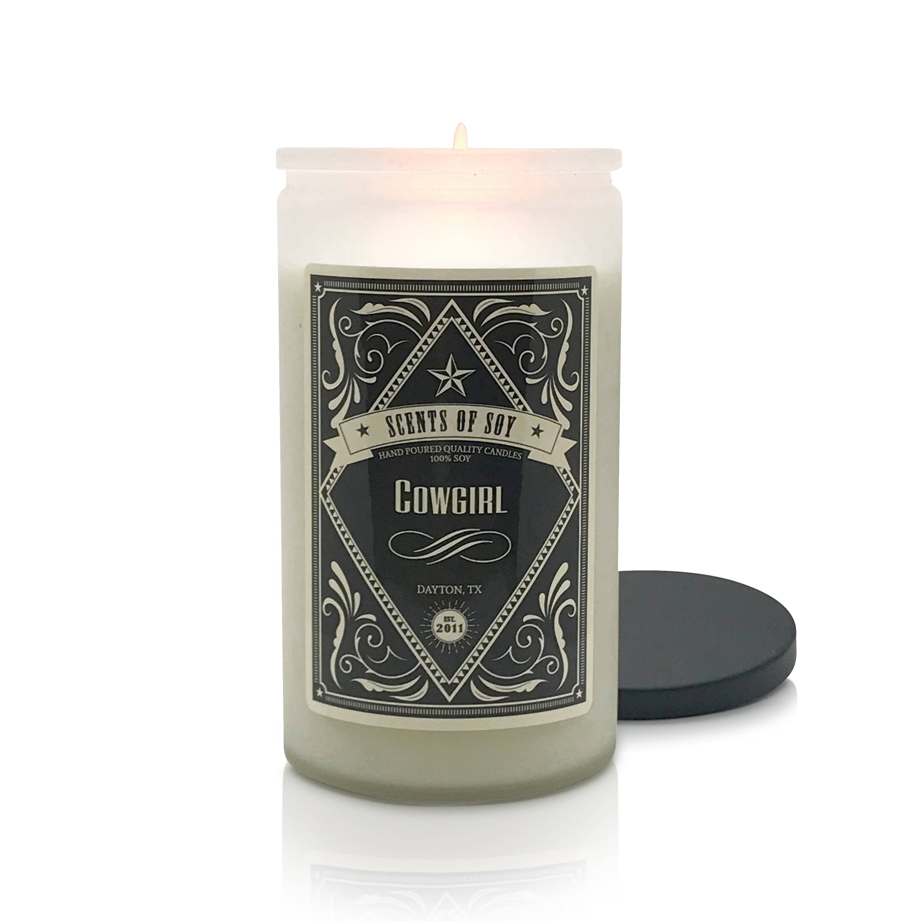 Scents Of Soy Candle Company - Vente Bougie en bocal - Bougie de soja rustique Cowgirl3