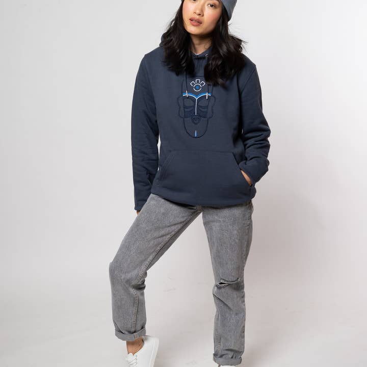 INK GREY HOODIE for wholesale by KALETA