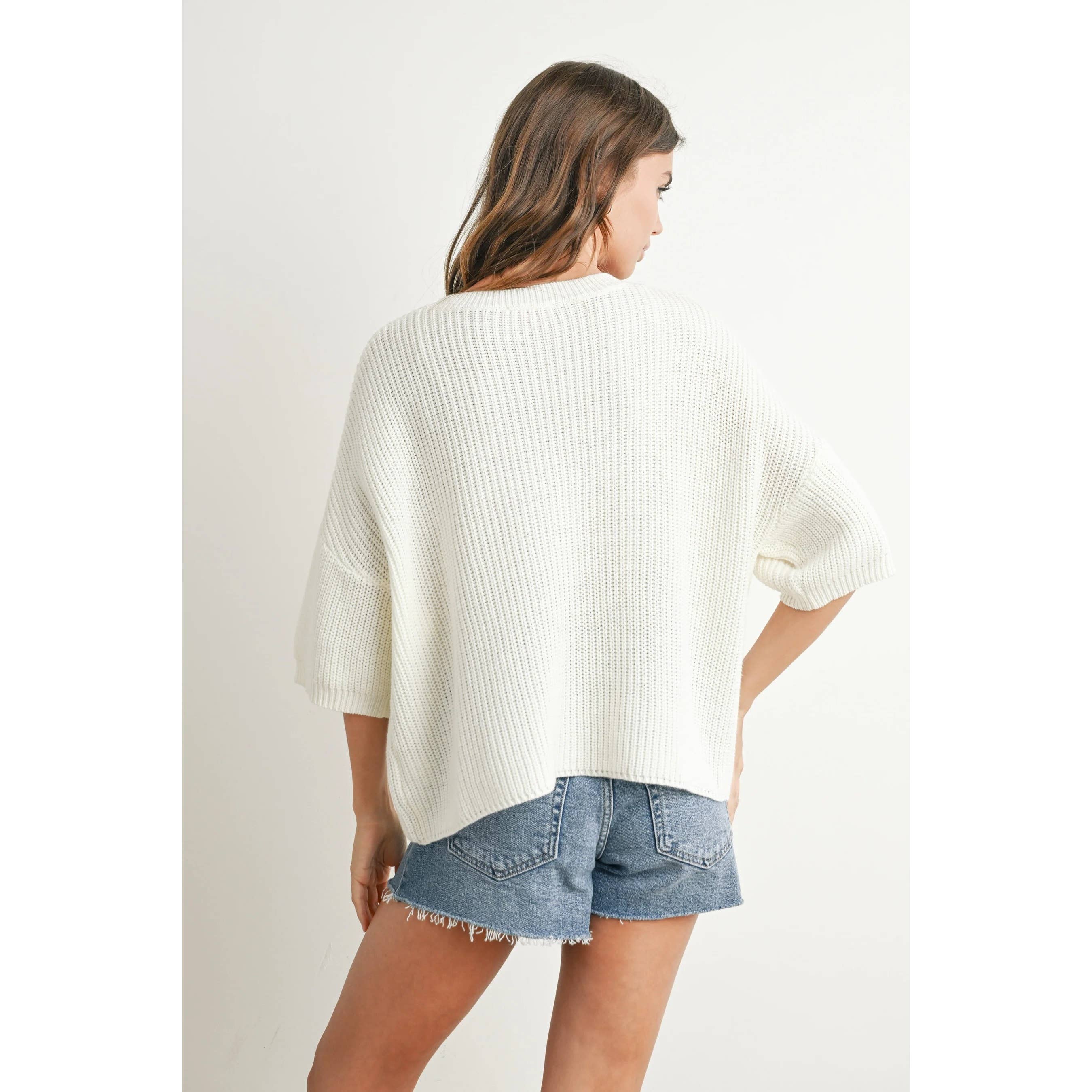 Apolline - Wholesale Knit Sweater - Women's - Patriotic Flag Print Knit Sweater for Bold Style and Comfort8