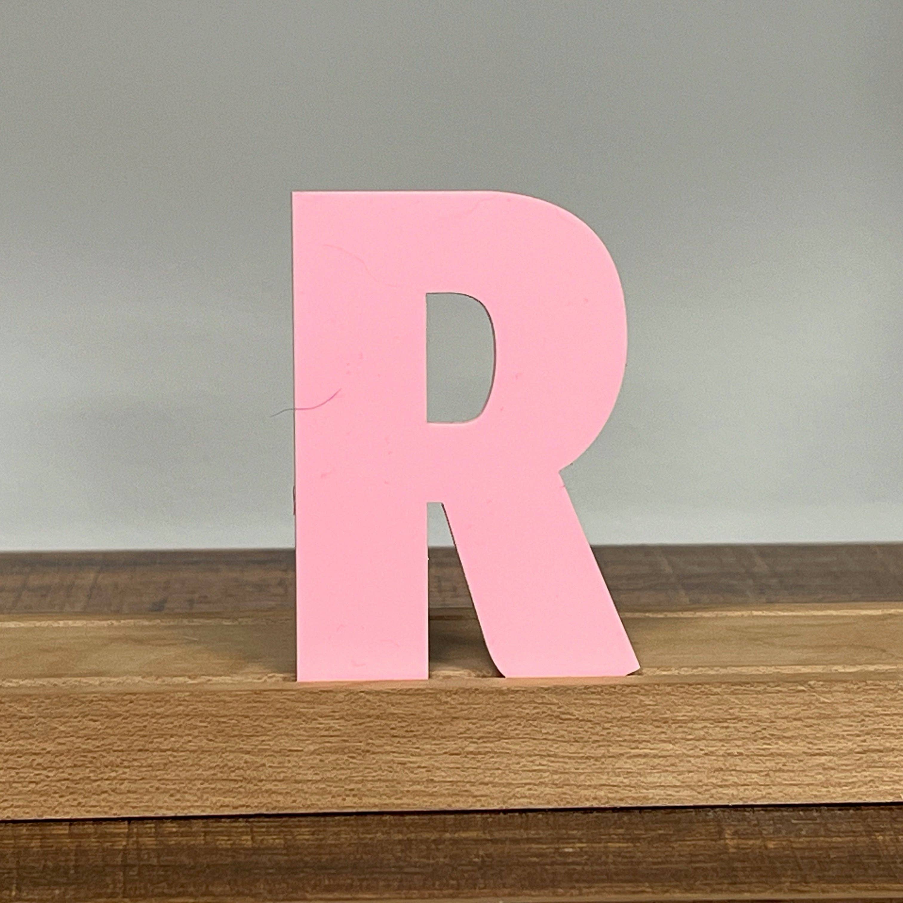 Artifacture - Wholesale Sign - Kryliq Individual Letters: 3" Craftsman Style- Matte Pastel Pink19