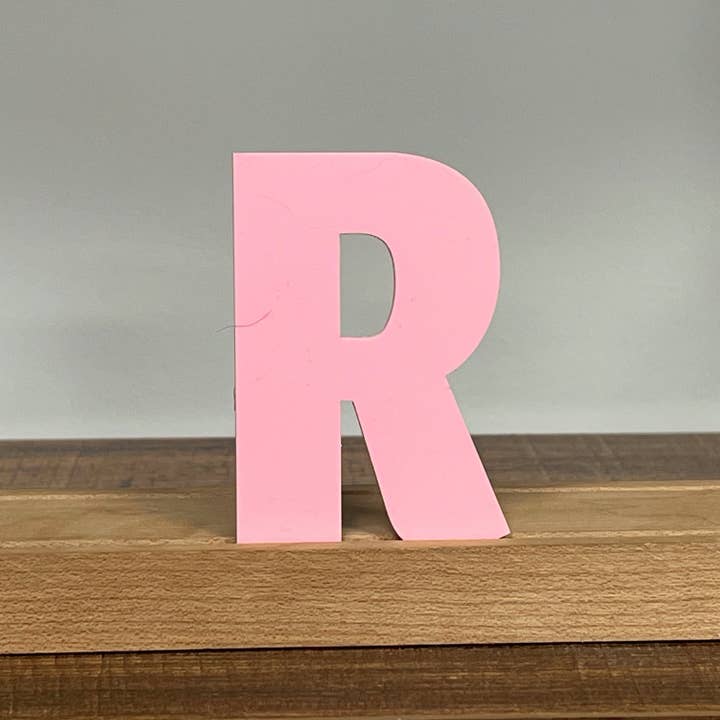 Artifacture - Wholesale Sign - Kryliq Individual Letters: 3" Craftsman Style- Matte Pastel Pink19