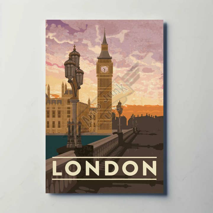 Affiche Métal Londres pour la vente par Auto Junk UK Ltd