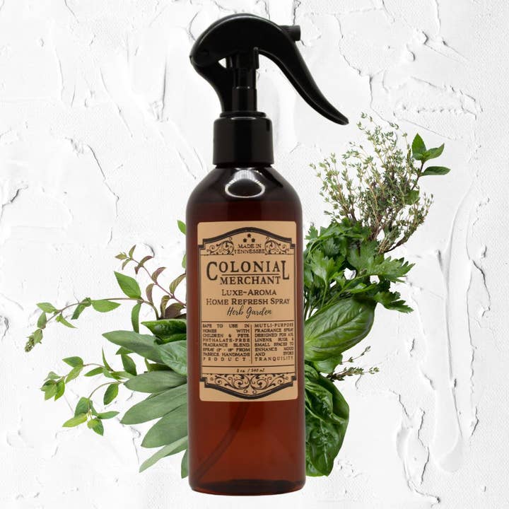 8 oz. Herb Garden Home Refresh Room Spray - Botanical Fresh for wholesale by Colonial Merchant