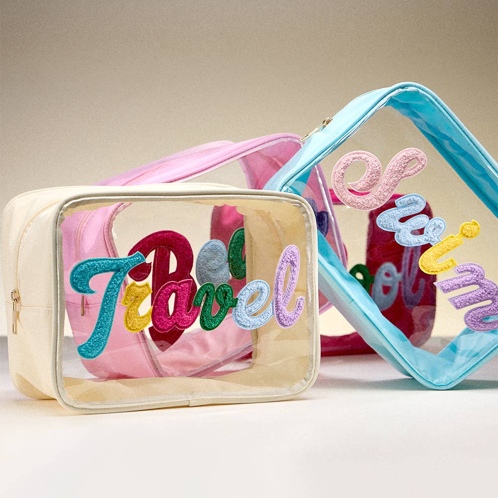 Sensibling Corp. - Wholesale Pouch - Women's - Pool Message Transparent Pouch Bag / Organizer
9