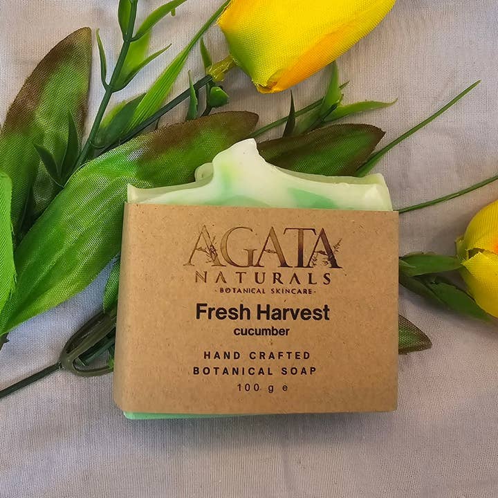 Fresh Harvest Handmade Soap for wholesale by Agata Naturals Ltd