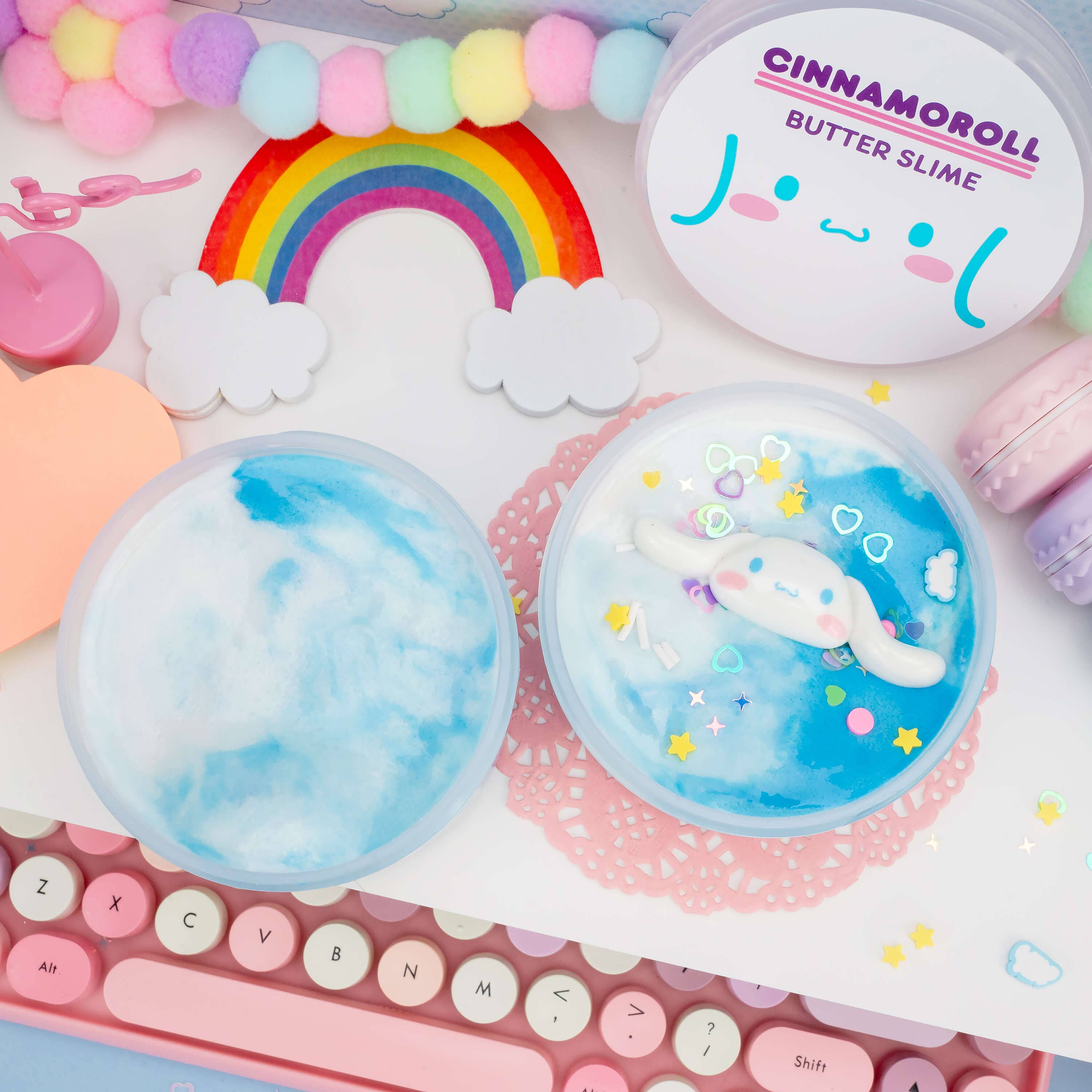Kawaii Slime Company - Wholesale Putty/Slime - Kids - Cinnamoroll™ Butter Signature Dome™ Slime (4pcs/case)3