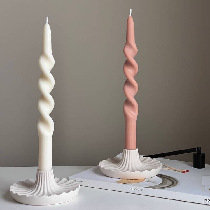 Portavelas Redondo de Jesmonita: Decoración de Mesa Elegante para venta al por mayor de Estelle Studio