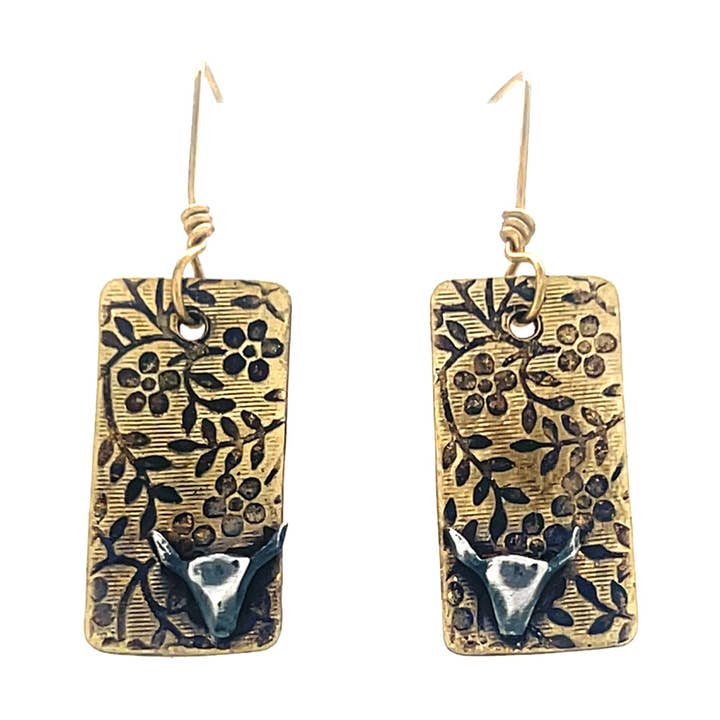 Toro Floral Earrings for wholesale by Pattie Parkhurst Jewelry