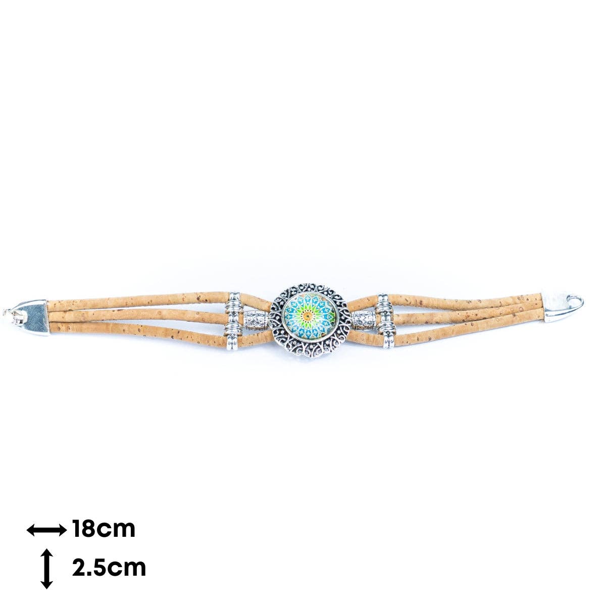 Meninas Bonitas Cork - Wholesale Charm/Dangle Bracelet - Natural cork cord and alloy hardware handmade fashion ladies bracelet BR-469-MIX-5(RANDOM)11