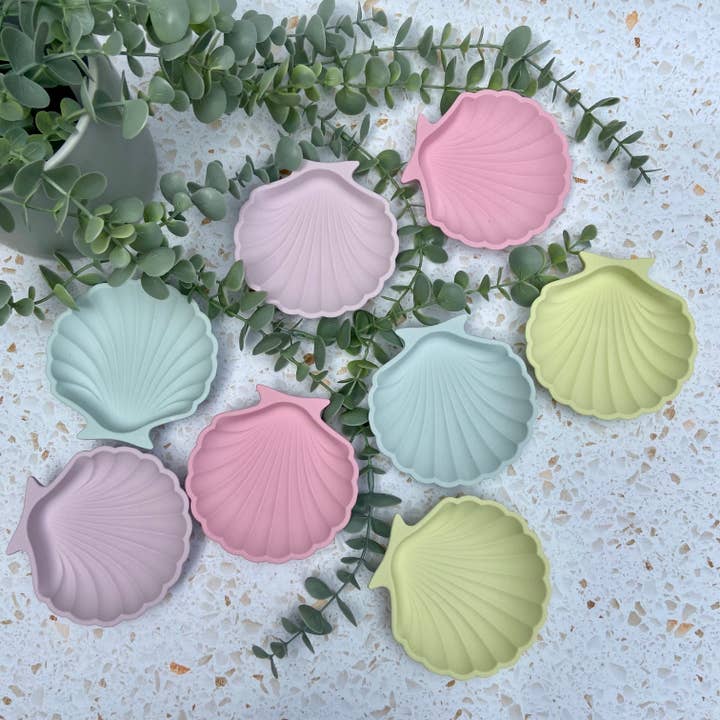 Pastel Shell Trinket Dish for wholesale by AlphaGrayArt