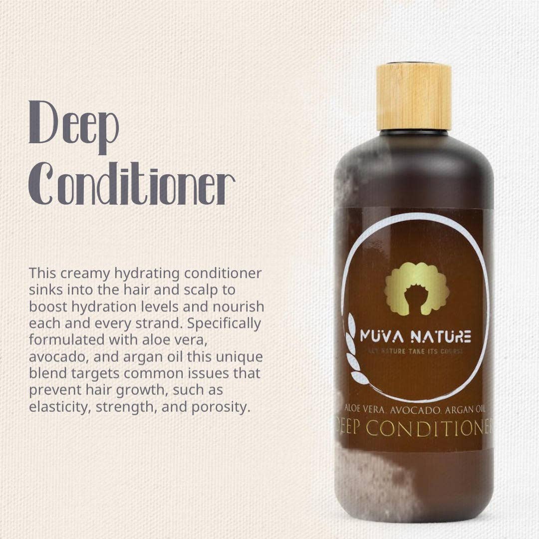 Muva Nature – wholesale Hair conditioner – Deep Conditioner - 500ml - Aloe Vera, Avocado, Argan Oil1
