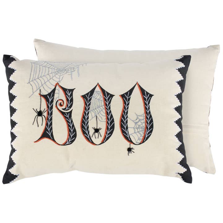 Boo Spider Pillow for wholesale by Primitives by Kathy