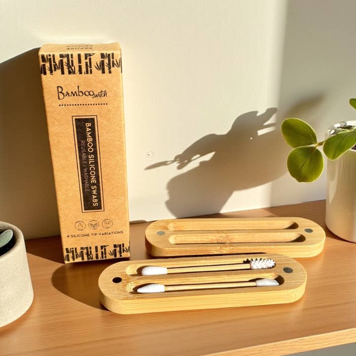Bastoncillos de Bambú Reutilizables en Estuche | Superventas de Faire Market para venta al por mayor de Bamboo Switch