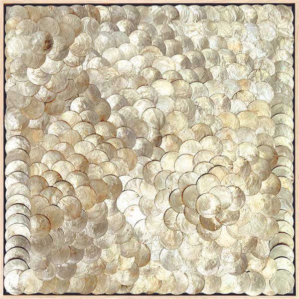 Cloud 9 Design – wholesale Wall Accent – Home Decor Laguna Ivory Disc Wall Art0