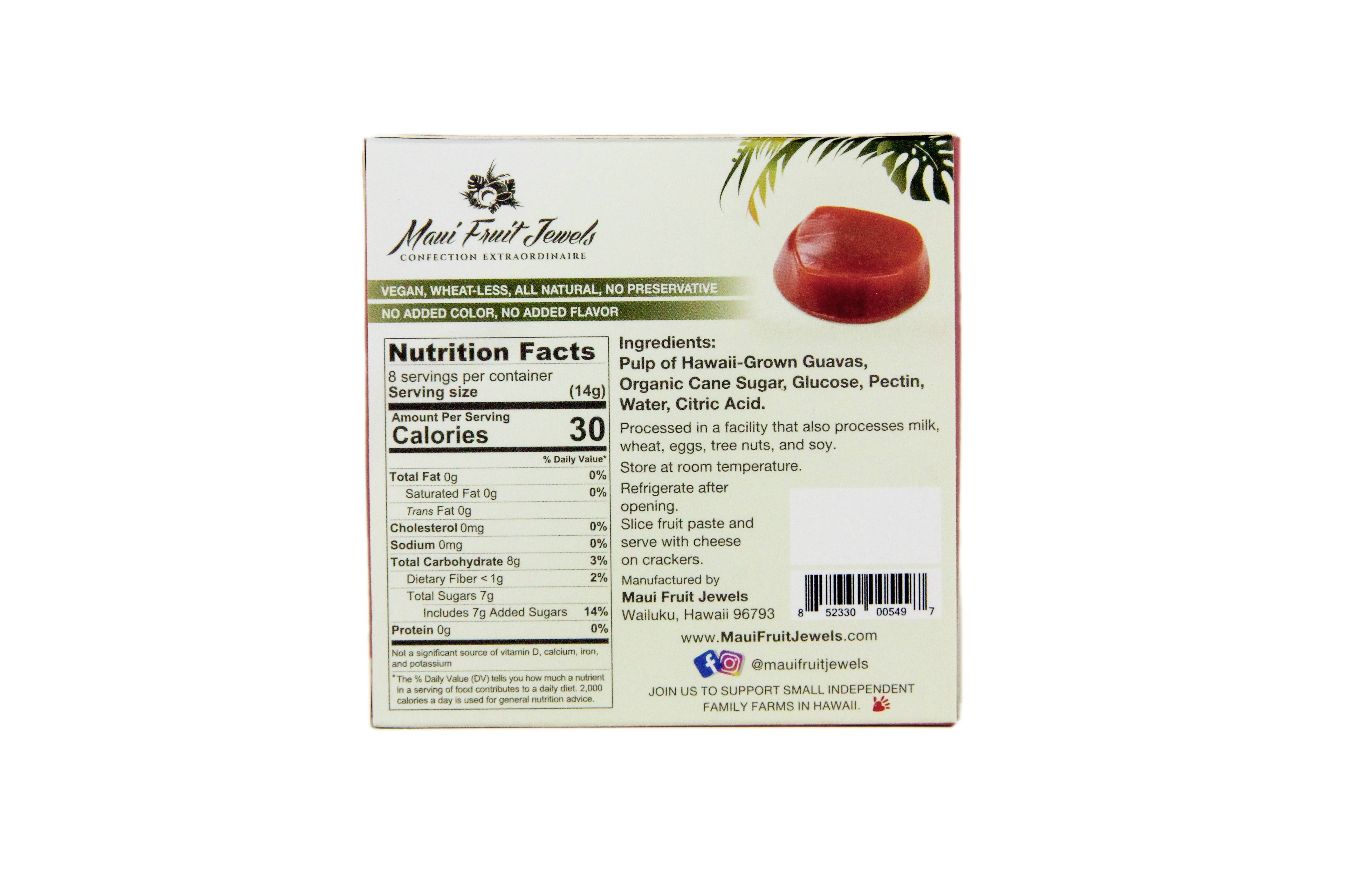 Maui Fruit Jewels - Wholesale Jam/Jelly - Guava Fruit Paste2
