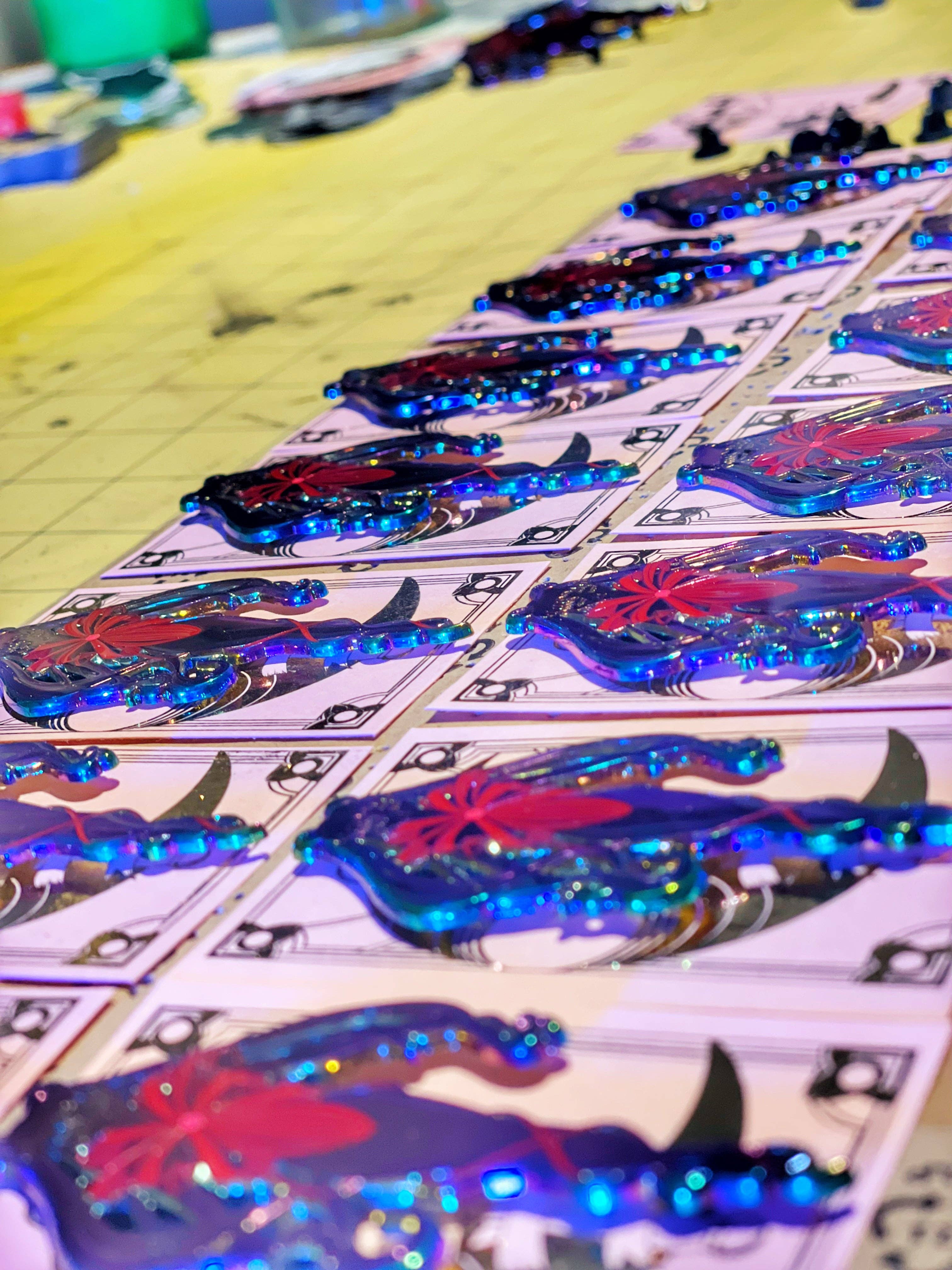 Thwwip Stickers - Wholesale Lapel pin/button - Crystal Kingdom- Magical Transformation Holo Enamel Pin1