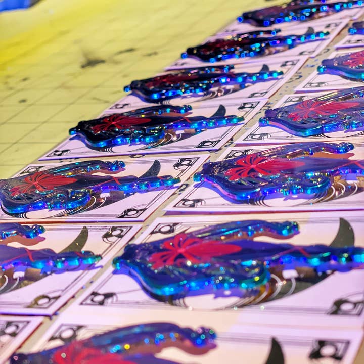 Thwwip Stickers - Wholesale Lapel pin/button - Crystal Kingdom- Magical Transformation Holo Enamel Pin1