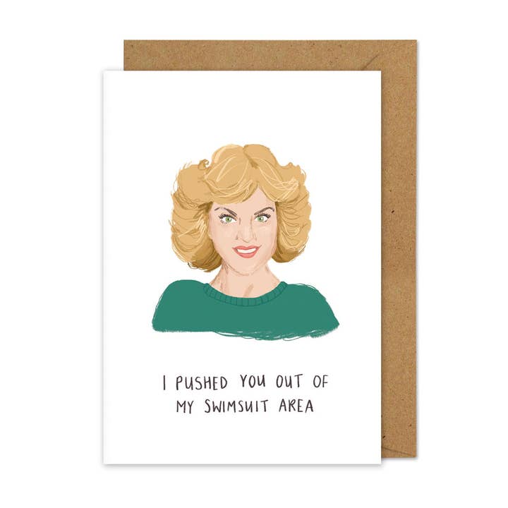 Middle Mouse – wholesale Everyday greeting card – Beverly Goldberg (The Goldbergs) Inspired A6 Card