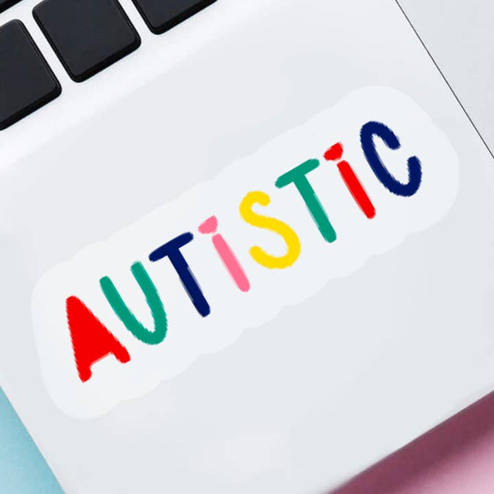 Autistischer klarer transparenter Vinylaufkleber / AuDHD für den Großhandel von Fluffmallow (Custom duties for USA are pre-paid by us)